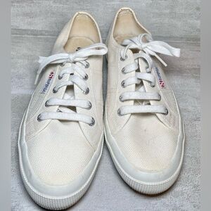 SUPERGA 2750 White Canvas Sneakers Women’s EU 37.5 US‎ 7
